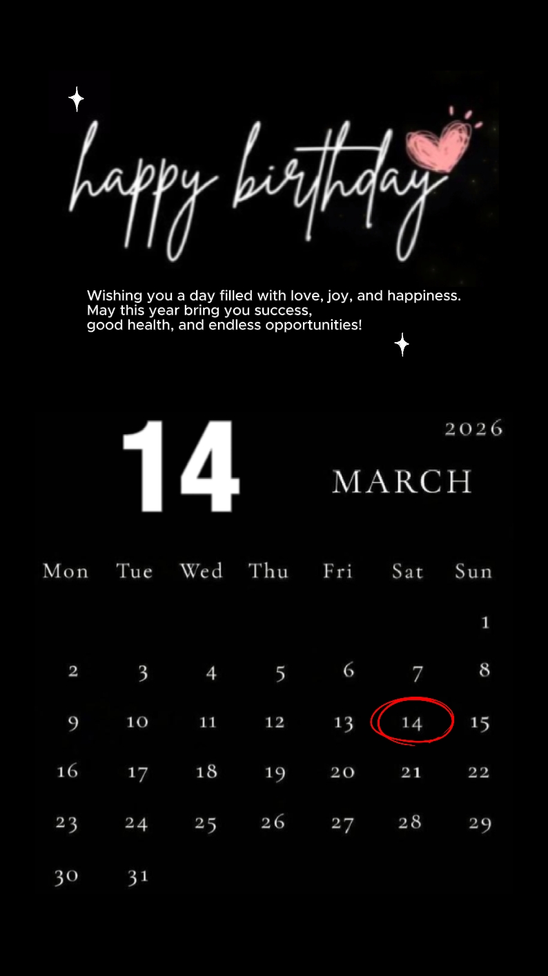 Doğum Günü 14 Mart