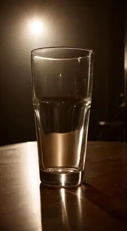 グラスにビールを注ぐ
グラスにビール