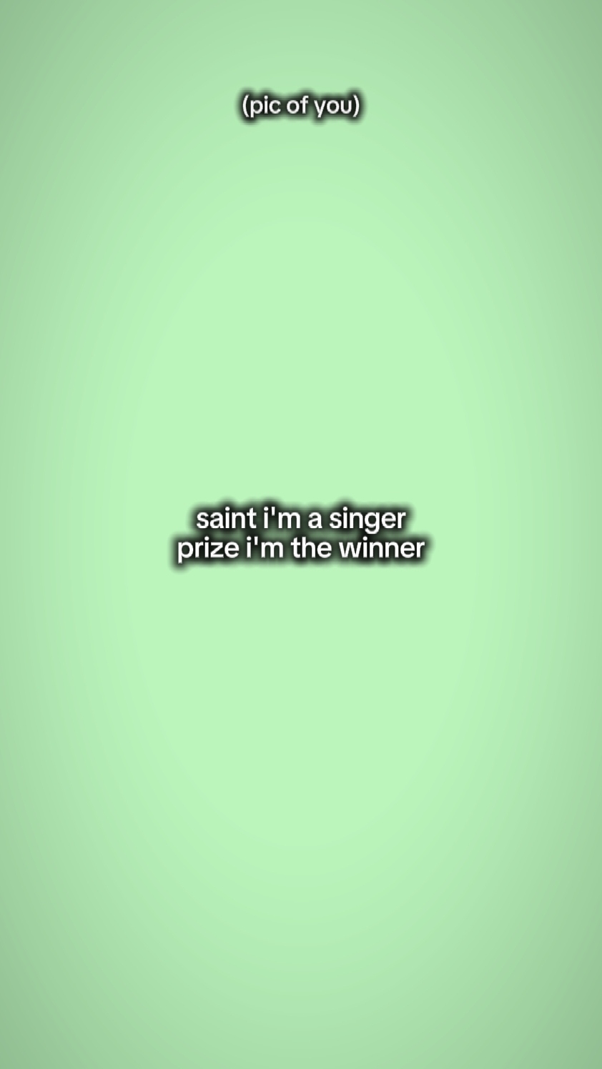 Santo, soy cantante