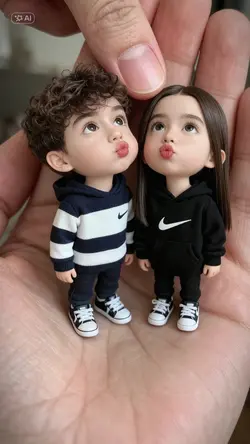 AI Couple 3D Cute
