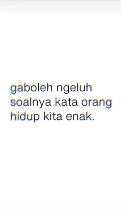 KATA ORANG HIDUP 