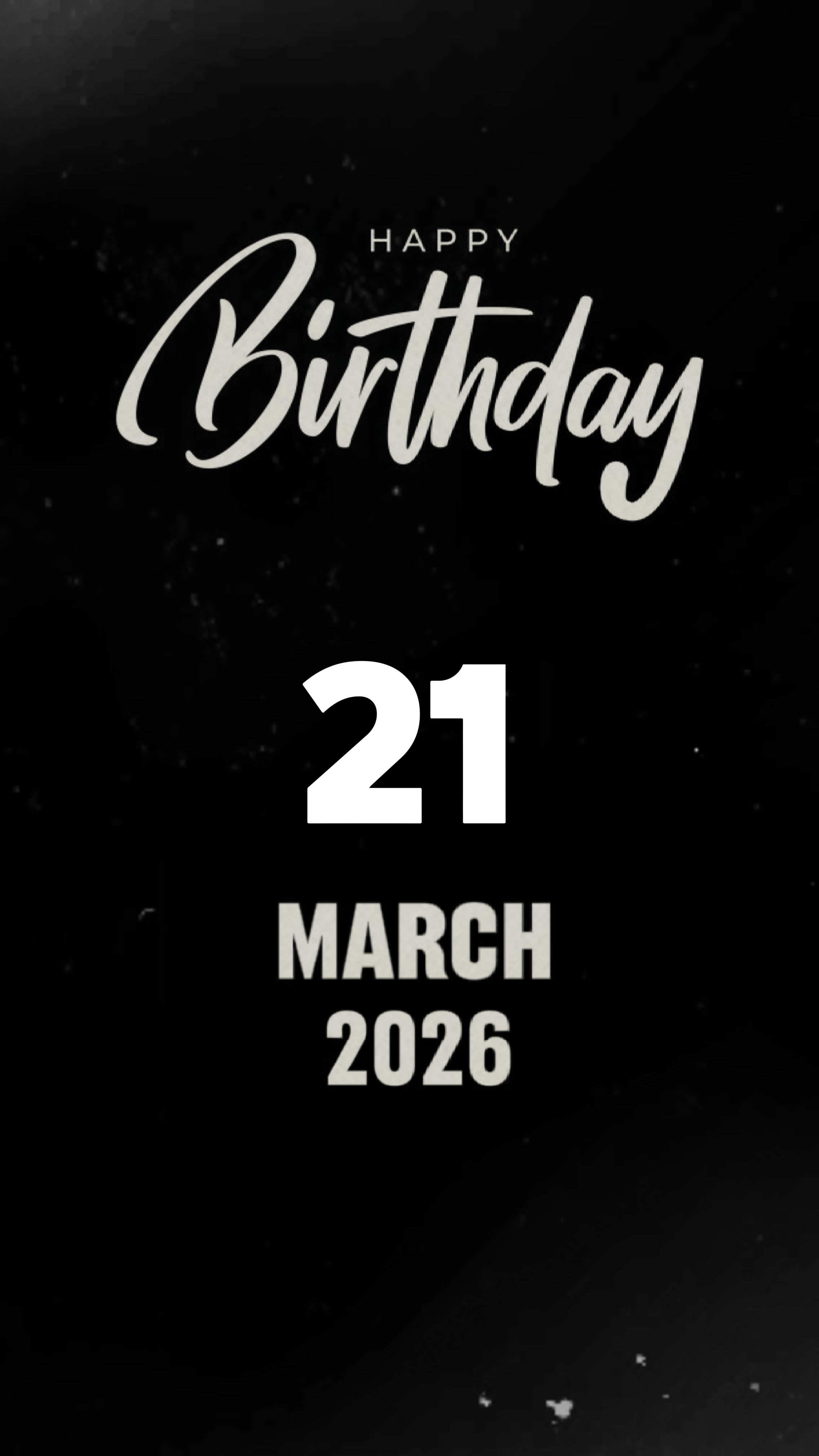 ANNIVERSAIRE DU 21 MARS
