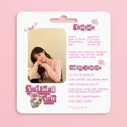 biodata aesthetic