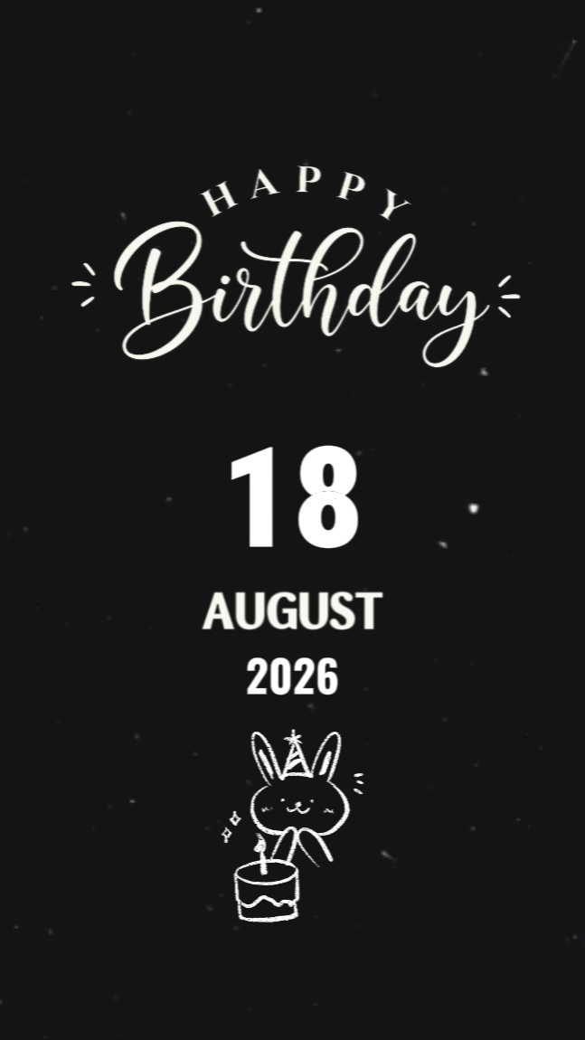 18 August Birthday