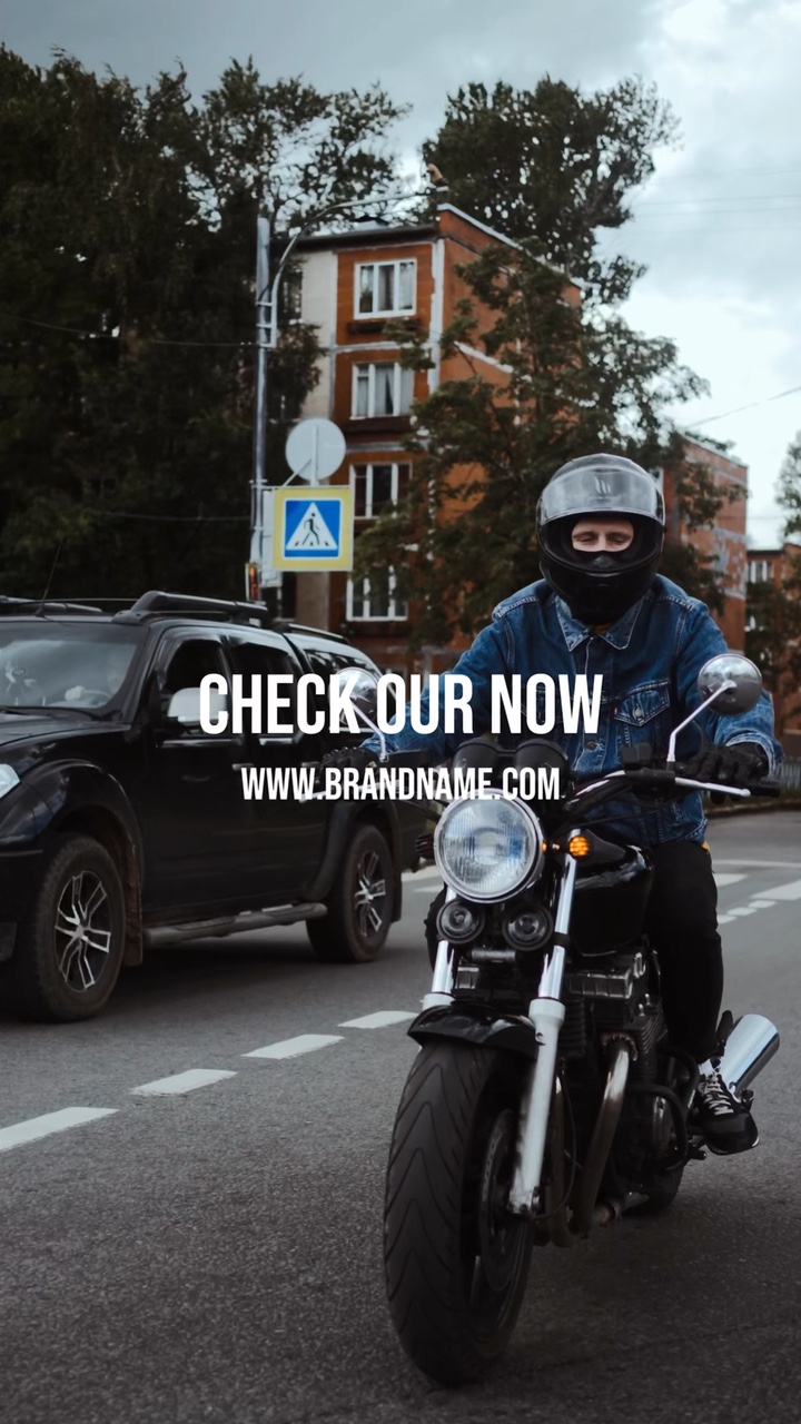Magasin d'accessoires de moto dans le style TikTok