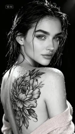 woman in tattoo
