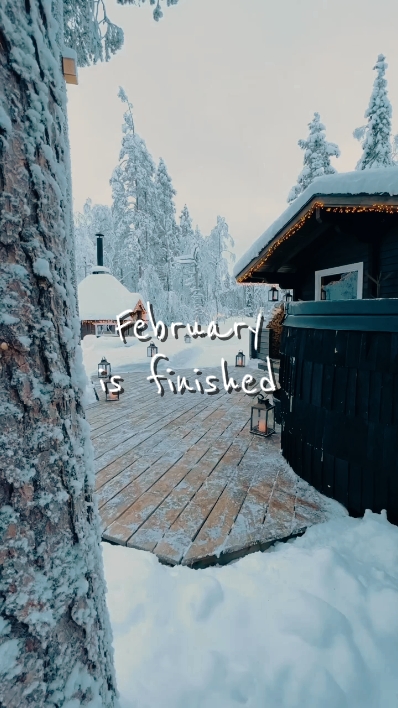 February is finished