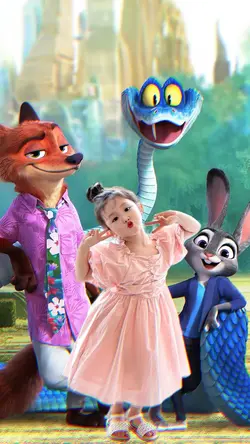 Ghép ảnh zootopia