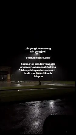 Begitulah kehidupan