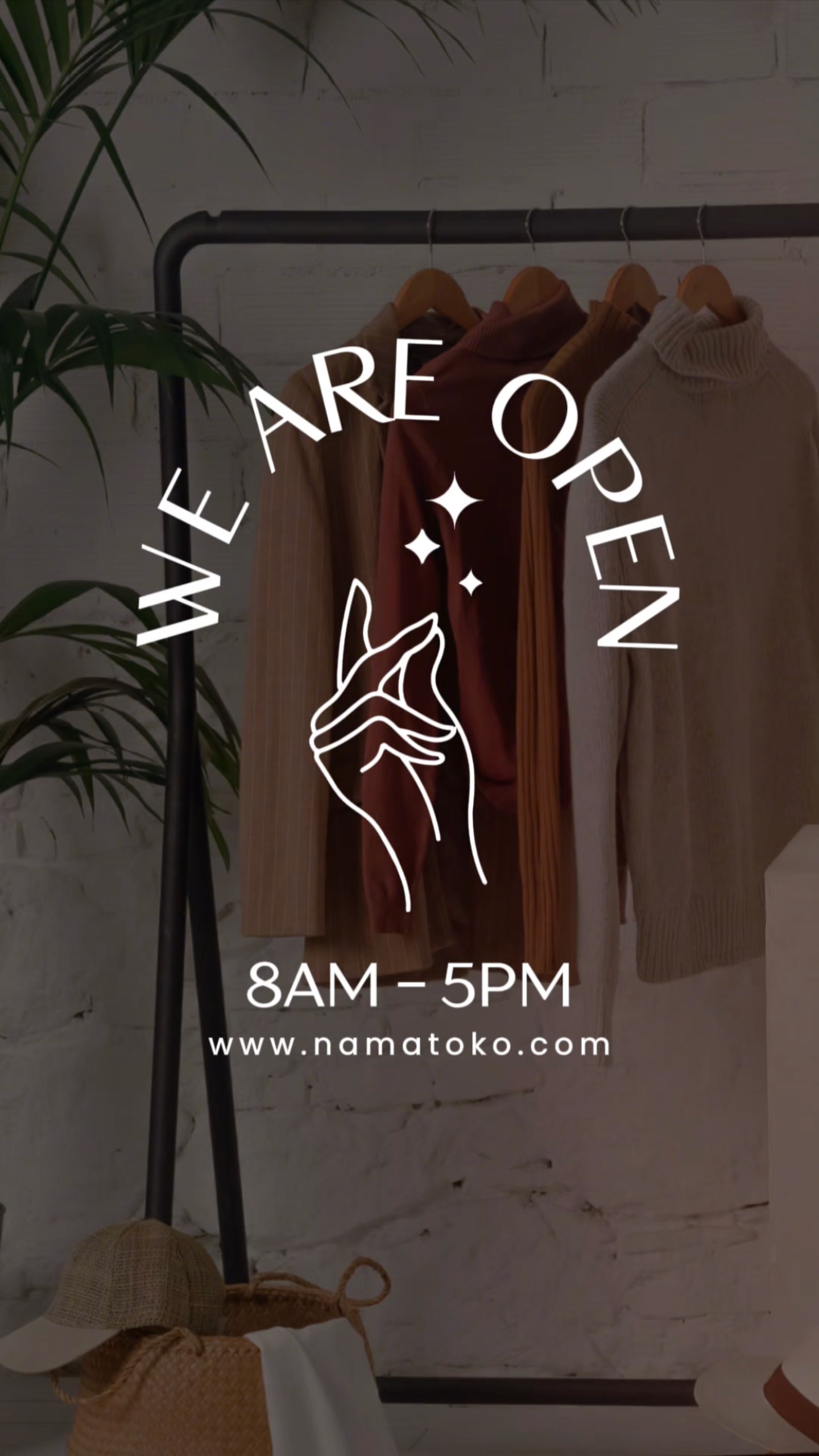 story : we are open
