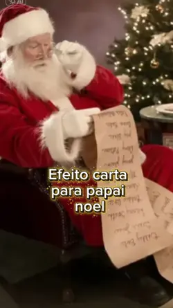 Carta p papai Noel 