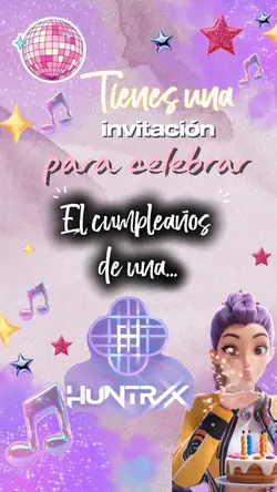 Invitación huntrix 
