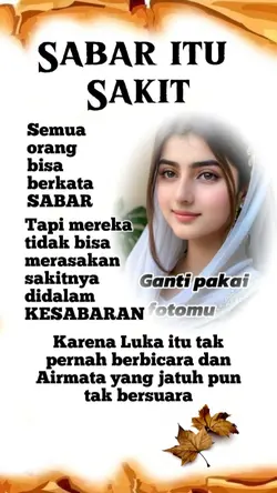 sabar itu sakit