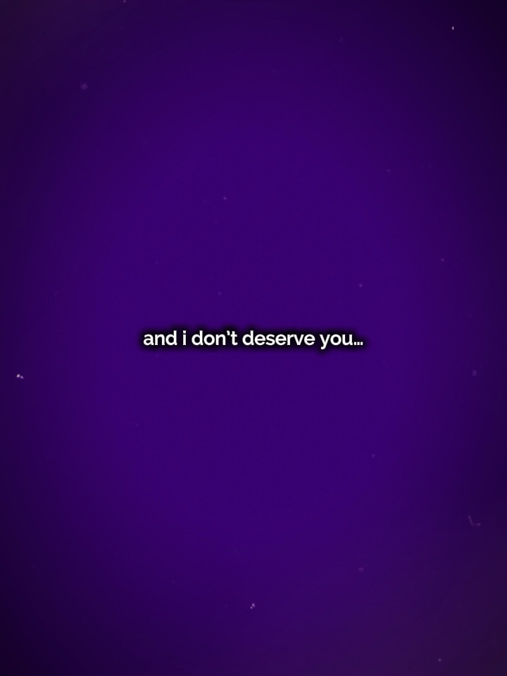 You deserve the worl