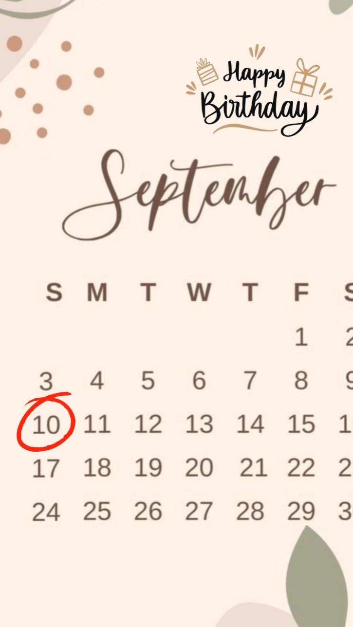 HBD 10 September