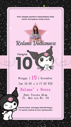 Undangan Ulang Tahun