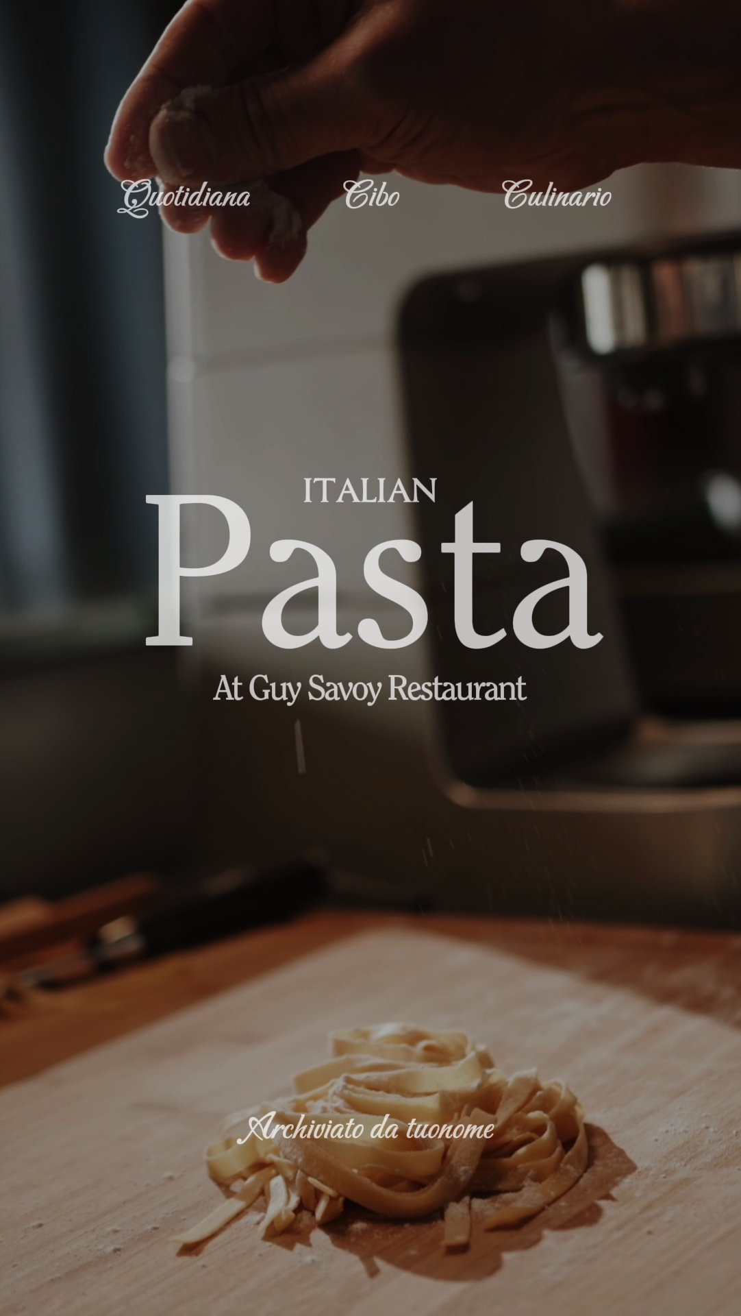 Haciendo Pasta Italiana