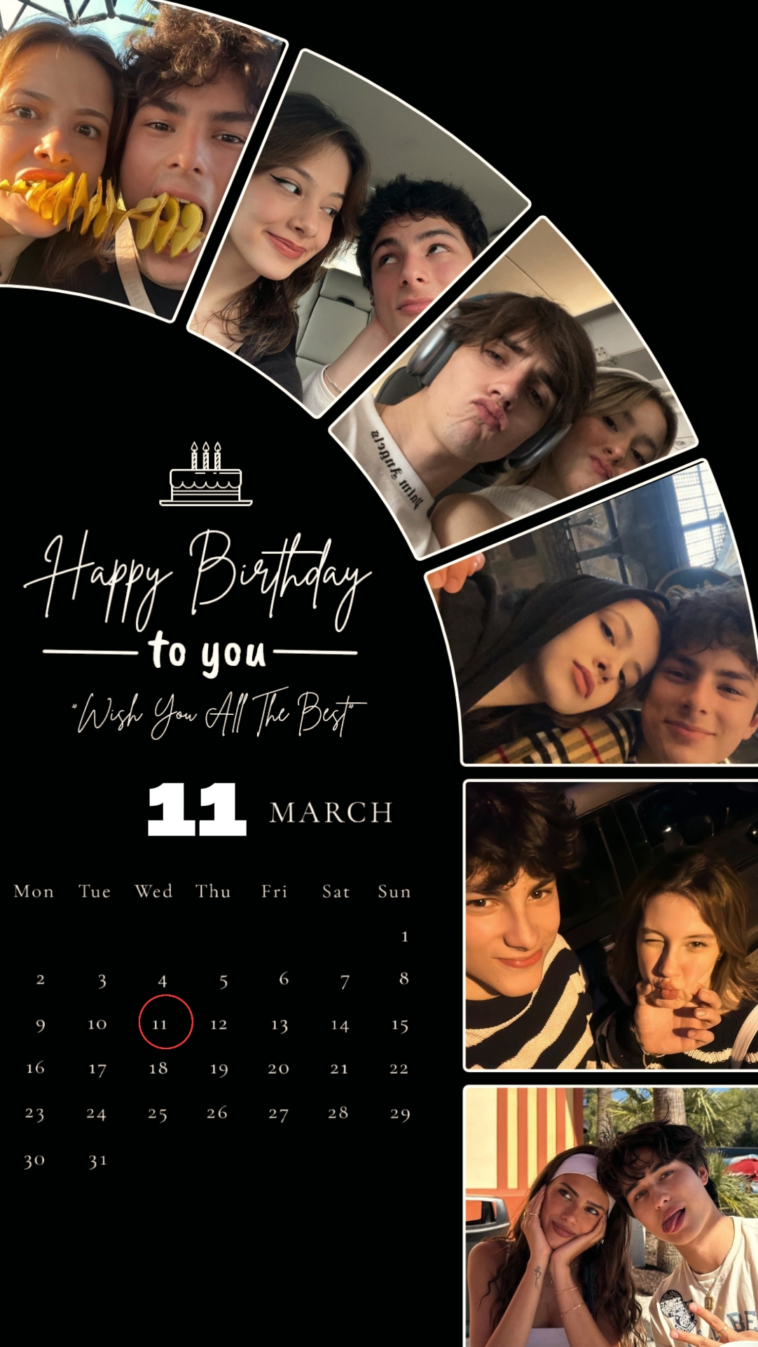 Petit ami HBD11mars
