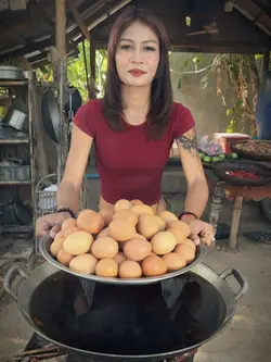 ทอดไข่ไฟลุก