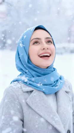 Ai hijab snow trend