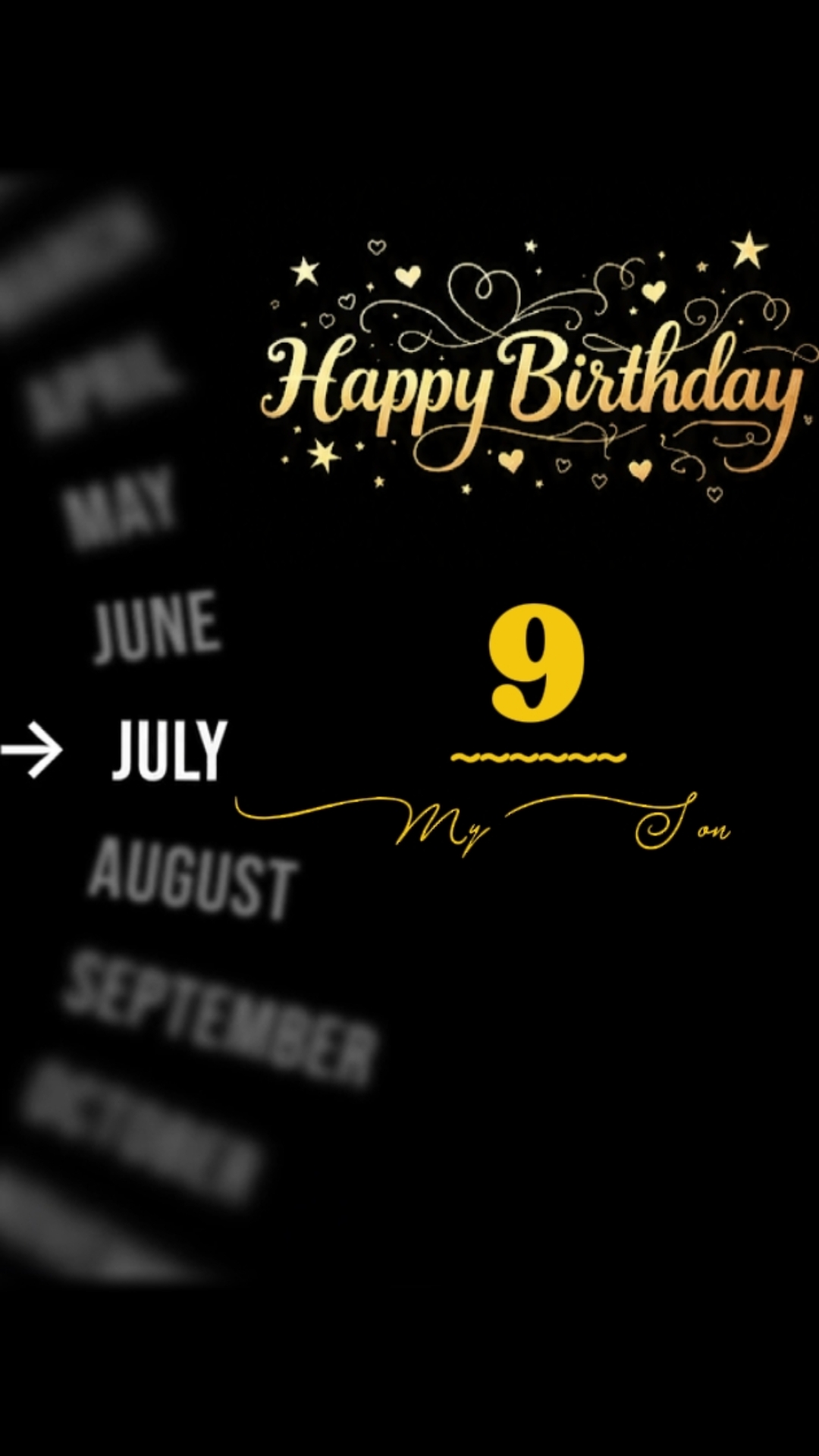 HBD FILHO 9 DE JULHO
