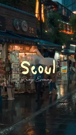 Seoul Rainy Evening