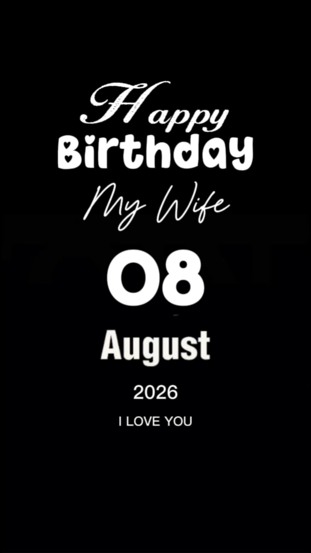 HBD Istriku 8 Agustus