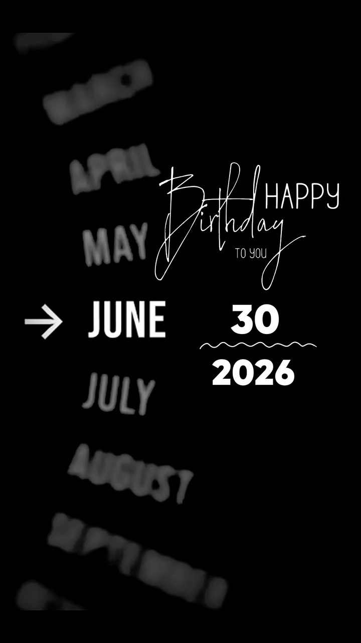 Doğum Günü Kardeşi 30 Haziran