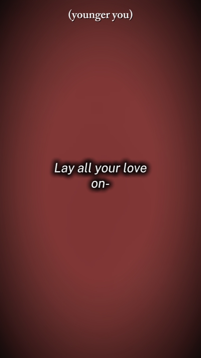 lay all your love 