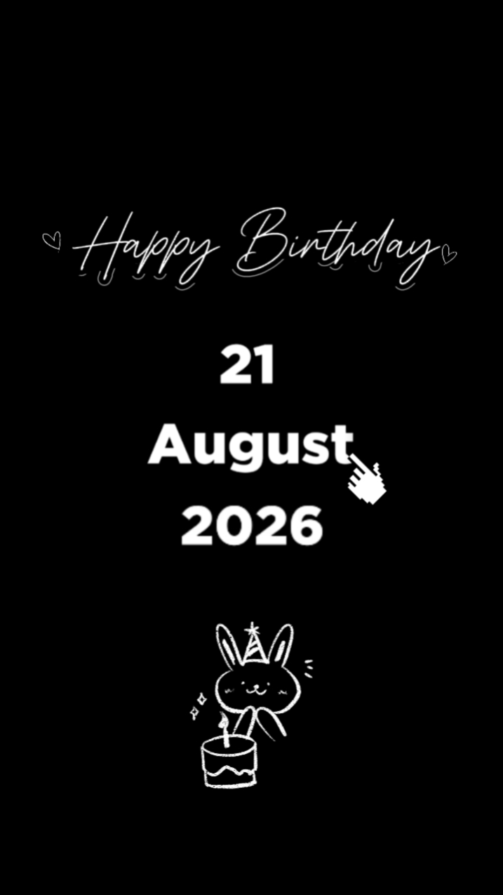 HBD SON 21 AUGUST
