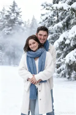 snowfall couple