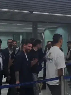 Messi arrives india