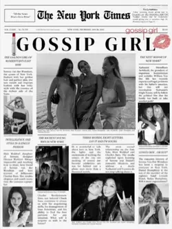 Newspaper wallpaper!