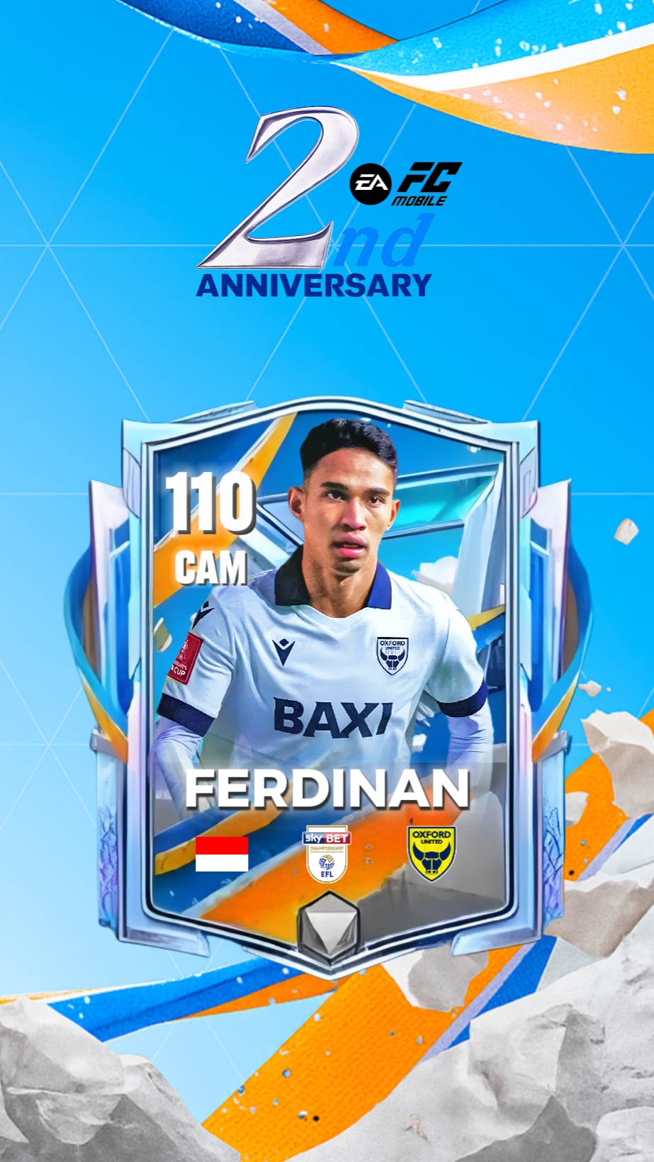 Tarjeta Anniv fc móvil