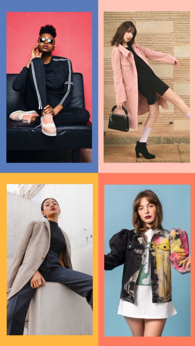 Estilo Tik Tok, Galería múltiple, Exhibición de productos 