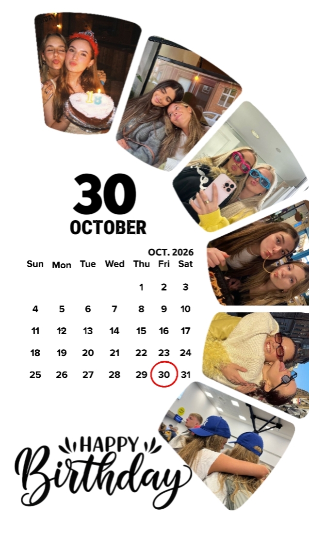 BIRTHDAY 30 OCTOBER