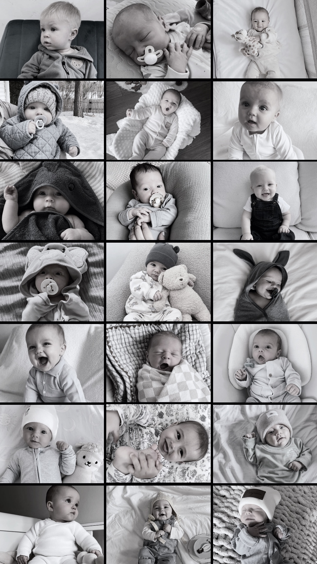 baby collage