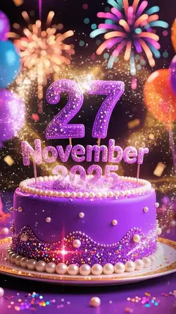 Birthday 27 nov 2025