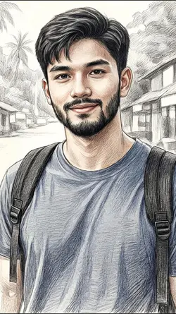 pencil sketch hybrid