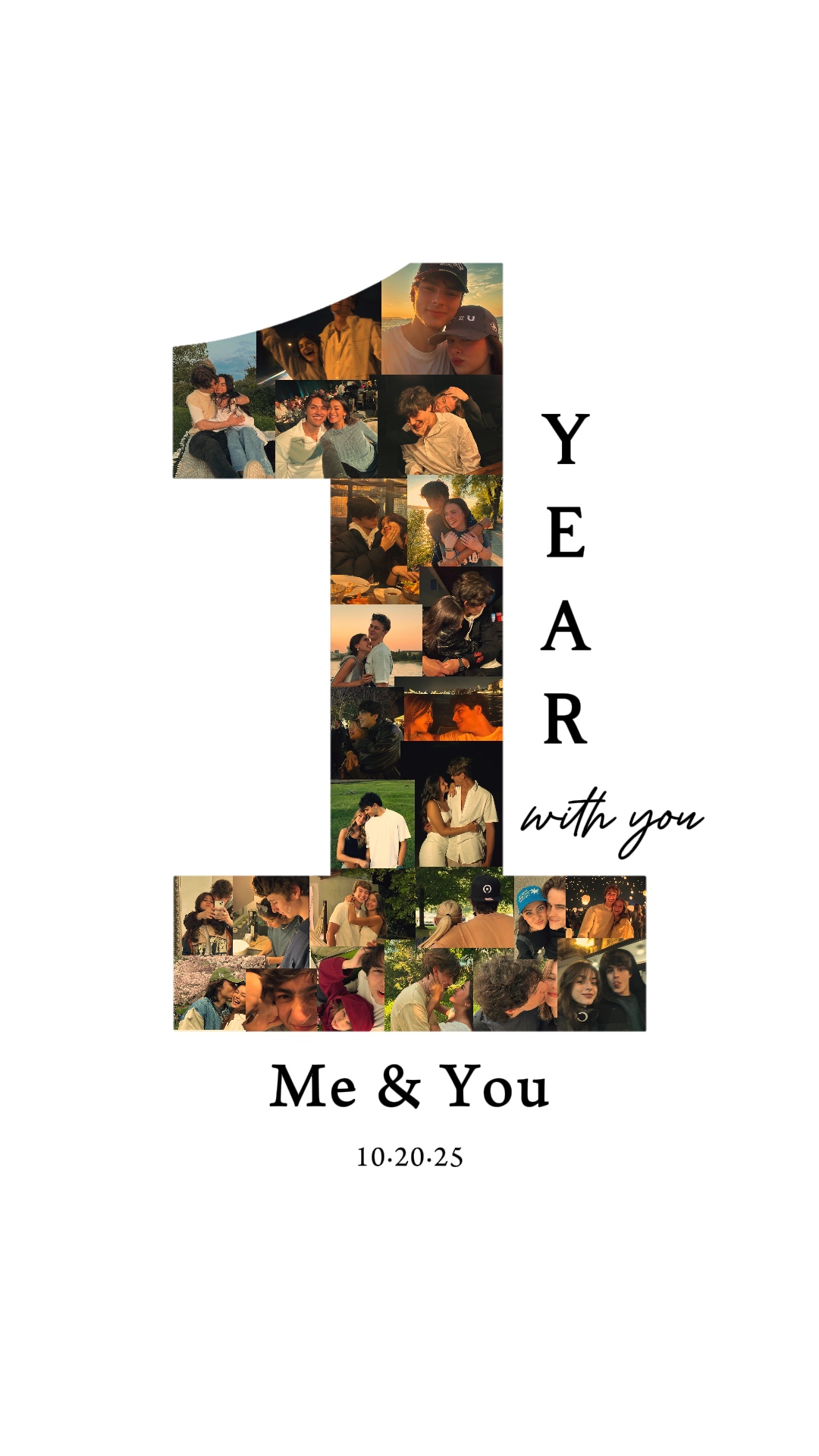 1 year layout
