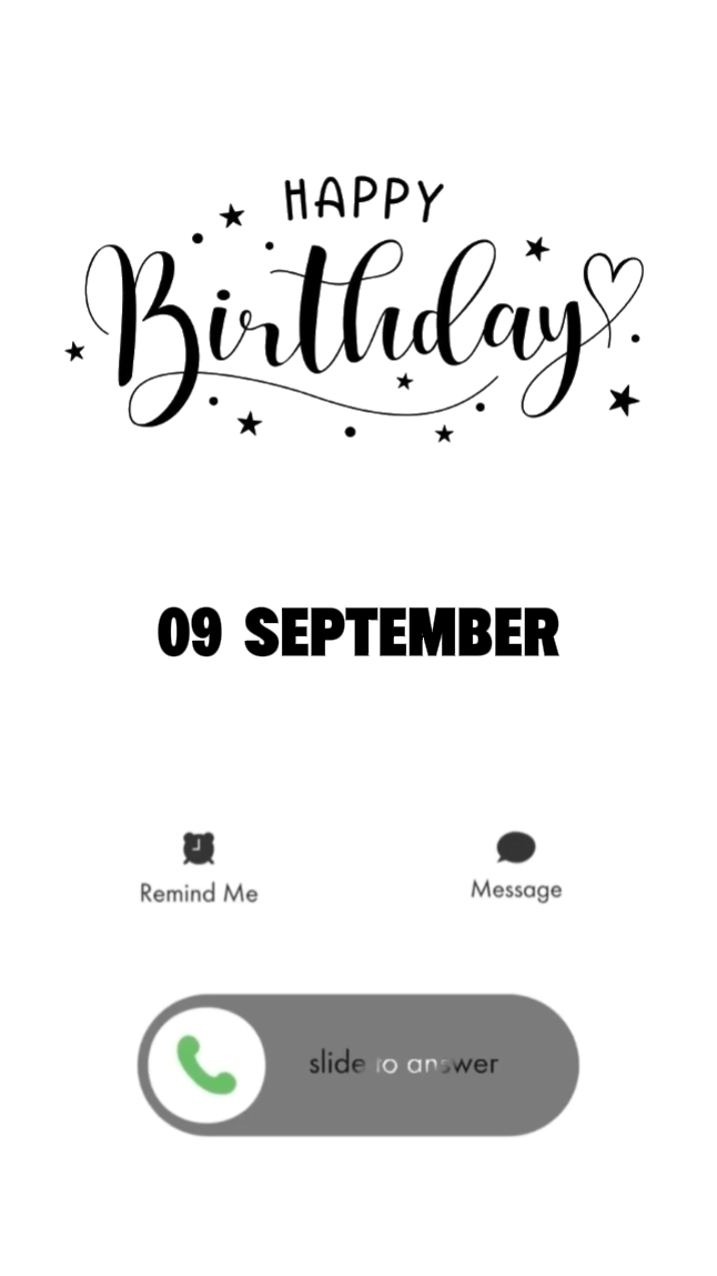 9 September Birthday
