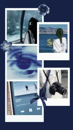 blue frame
