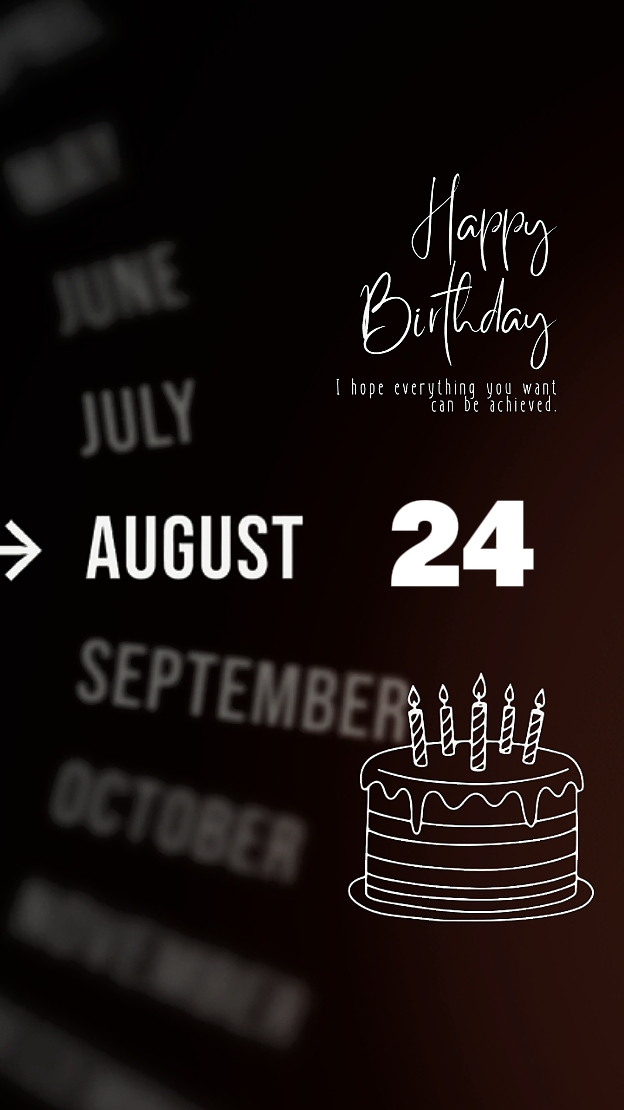 HBD 24 août