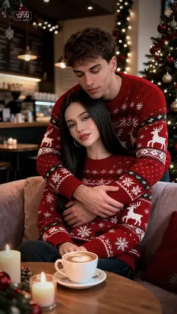 Couple Noël cosy