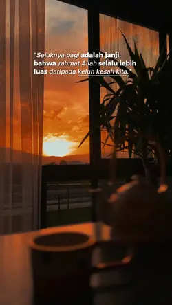 sejuknya pagi adalah