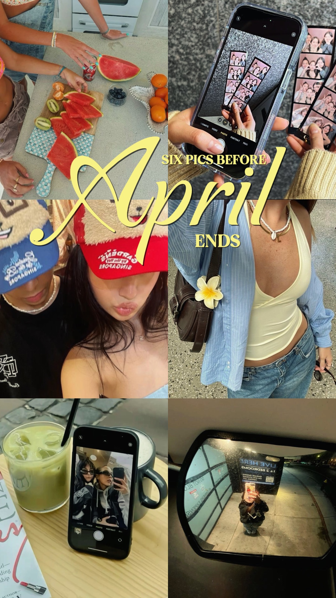 6 foto pembuangan April