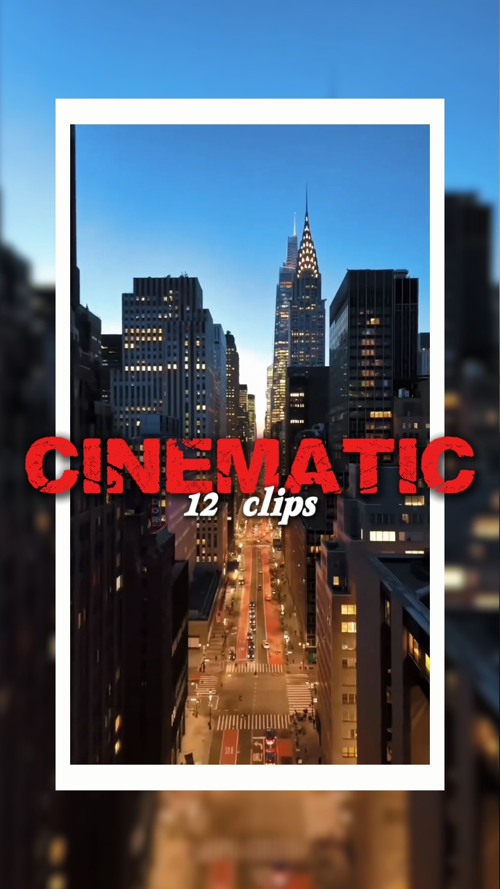 12 clips cinematic