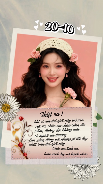 Thiệp 20-10 🌻