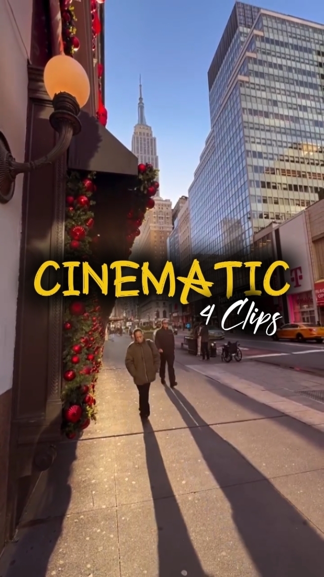 4 Clips Cinématique 