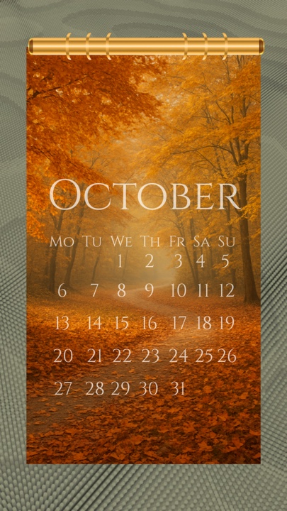 Calendario / octubre